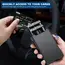 RFID Blocking Mens Wallet | Minimalist Slim Smart Pop-Up Card Holder, Metal Credit Card Wallet with Money Clip for Men