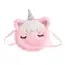 Kids Fashion Plush Shoulder Bag Cute Cartoon Unicorn Wallet Girls Handbag Baby Accessories