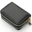 Women's Double Zipper Wallet Fashion Short Credit Card Holder with Large Capacity Coin Purse