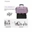 UNIXINU Carry On Travel Bag Large Capacity Weekender Overnight Duffle Bags with Shoe Compartment Sports Fitness Bags for Women