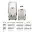 Transparent Travel Luggage Cover Waterproof Luggage Protector Covers Dustproof Protector Covers for 16-30 Inch Suitcase Case