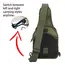 THURAM Outdoor Tactical Bag Backpack Sport Bag Pack Sling Shoulder Backpack for Every Day Carry