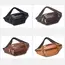 Men's Waist Pack PU Leather Bag Waist Belt Bag Male Artificial Leather Fanny Pack Fashion Luxury Small Shoulder Bags For Men
