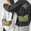 Japanese-Style Waterproof Lightweight Nylon Crossbody Small Bag, Casual Multi-Pocket Unisex Phone Bag, Trendy Small Square Bag for Hiking and Shopping