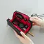 2024 New Women Cosmetic Bag Solid Color Korean Style Makeup Bag Pouch Toiletry Bag Waterproof Makeup Organizer Case Luxury Bag