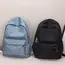 Women Schoolbag Waterproof Large Capacity School Backpack Smooth Zipper Solid Teens Girl Casual Daypack Bag Student Supply NEW