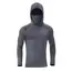 Men's Athletic Hoodie Long Sleeve Fishing Shirts, Upf 50+ Uv Sun Protection, Fitted High Stretch, Built-In Face Mask
