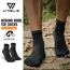WRELS 1/2/3Pairs Merino Wool Five Finger Socks Running Toe Socks for Men Women Breathable Quick Dry Cushion Athletic Hikin Socks