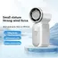 Handheld Mini Fan 5 Speed Adjust Type C Rechargeable Portable Fan Digital Display Desktop Fan Outdoor Use