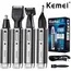 Kemei 4 in 1 trimmer for men Electric Nose and ear trimmer Rechargeable Trimmer For Hair Beard Nose And Ear Cleaner Grooming Set