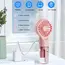 Portable Humidifier Fan Mini Handheld Mist Fan Portable USB Rechargeable Handheld Fan with Humidifier Mini Water Spray Hand Fan