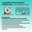 Electric Toothbrush Replacement Brush Heads for Oral Basic Cleaning -B Toothbrush Nozzle Bristles D100 D25 D30 D32 4739 3709 374