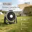 20000mAh Outdoor Camping Fan 6 in 1 Portable Rechargeable Wireless Tent Ceiling Fan with LED Light Camping Air Circulator