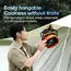 20000mAh Outdoor Camping Fan 6 in 1 Portable Rechargeable Wireless Tent Ceiling Fan with LED Light Camping Air Circulator