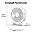 Mini USB Rechargeable Table Fan Portable USB Small Fan Fan For Student Dormitory Computer Summer Gadget Home Desk Office