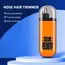 2 In 1 Electric Portable Ear And Nose Hair Trimmer Clipper 2024 Professional Painless Portable Eyebrow For Men