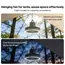 10000mAh 4000mAh Camping Fan Rechargeable Desktop Portable Circulator Wireless Ceiling Electric Fan with Power Bank LED Lighting