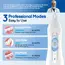 D52 Portable Cordless Water Flosser USB Rechargeable Water Jet Floss Tooth Pick 6 Jet Tip 300ml 3 Modes Teeth Clean for Travel
