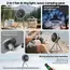 10000mAh 4000mAh Camping Fan Rechargeable Desktop Portable Circulator Wireless Ceiling Electric Fan with Power Bank LED Lighting