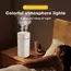 600ML Air Humidifier Double Spray Port Essential Oil Aromatherapy Diffuser Mute Atomizer Colorful Lights For Home Office Car