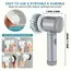 Electric Spin Scrubber, Bathroom Cordless Cleaning Brush Power Scrubber with 5 Replaceable Brush Heads, Electric Cleaning Brush