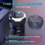 KENSEN Electric Head Shavers for Bald Men 6D Magnetic Razor Beard Trimmer USB Rechargeable LED Display Waterproof Beard Shavers