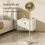 USB Foldable Portable Fan with 8inch 4 Speeds ＆ Timing, Battery Operated Mini Floor Fan for Bedroom, Indoor or Outdoor,Table Fan