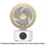 Portable Wall-Hanging Fan With Remote Control Smart Voice Rechargeable USB Household Electric Folding Fan Nightlight Air Cooler