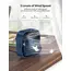 TOPK Mini Portable Fan USB Desk Fan Table Strong Airflow &Quiet Operation 3 Speed Wind 360°Rotatable Standing fans for room Home
