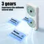 Dual Head USB Fan 360 Rotatable Blades Wall Mount or Freestanding Design Rechargeable Fan for Office Bedroom Outdoor Camping