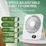 Mini Portable Folding USB Charging Power Bank Summer Cooling Fan Handheld Desk Multi Function Fan for Sports