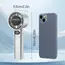 Portable Handheld Fan with 120 Wind Speeds USB Rechargeable Bladeless High-Speed Electric Cooling Fan for Personal Use