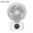 Portable Wall-Hanging Fan With Remote Control Smart Voice Rechargeable USB Household Electric Folding Fan Nightlight Air Cooler