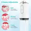 Oral Irrigator Portable Dental Water Flosser USB Rechargeable Water Jet Floss Tooth Pick 4 Jet Tip 220ml 3 Modes