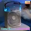 New 3 In 1 Portable Fan AIr Conditioner Household Mini Air Cooler LED Night Light Humidifier Air Adjustment Fan Office Home Fan