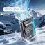 New Outdoor Hanging Waist Fan 4000mAh USB Multi-functional Mini Cooling Fan 5 Speed Digital Display Portable Rechargeable Fan