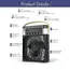 New 3 In 1 Portable Fan AIr Conditioner Household Mini Air Cooler LED Night Light Humidifier Air Adjustment Fan Office Home Fan