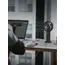 Portable Handheld Fan USB Rechargeable Mini Fan Digital Display 5-Speed Adjustment Suitable For Travel Outdoor Office Home