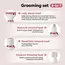 4-in-1 Rechargeable Electric Lady Shaver Set - 500mAh Portable Wet/Dry Trimmer for Face, Nose, Legs & Underarms