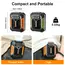 Waist Clip Fan Portable Mini Hanging Neck Fan USB Rechargeable Fan Small Outdoor Camping Waist Fan with Power Bank LED Light