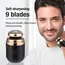 Mini Washable Electric Razor Travel Razor Type-c Charging Capsule Shaver Nose Hair Trimming Double Ring Knife Net