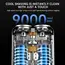 9000RPM High Speed Premium Portable Mini Shaver Dual Head Waterproof Type-C Rechargeable Shaver  IPX7 Waterproof Travel Razor