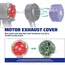 For Dyson V6 DC58 DC59 DC72 DC61 DC74 Vacuum Cleaner Spare Part, Motor Rear Cover Back Cover HEPA Filter Replacement Parts