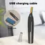 Ultra Thin Precision Trimmer Electric Nose Hair Trimmer Mini Portable Ear Trimmer For Men Nose Hair Shaver Waterproof Safe Clean